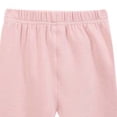 thumbnail image 3 of Girls Thin Casual Leggings Heart Patches on Knees Elastic Waist Soft Sports Pants Kids Fashion Daily Wear Stretchy Long Bottom Trousers Pink 1-2Years, 3 of 4