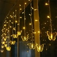 thumbnail image 2 of putnchl Costyle 110 V Butterfly LED String Curtain Lights Lights Christmas Wedding Party Decor 3.5 M, 2 of 5