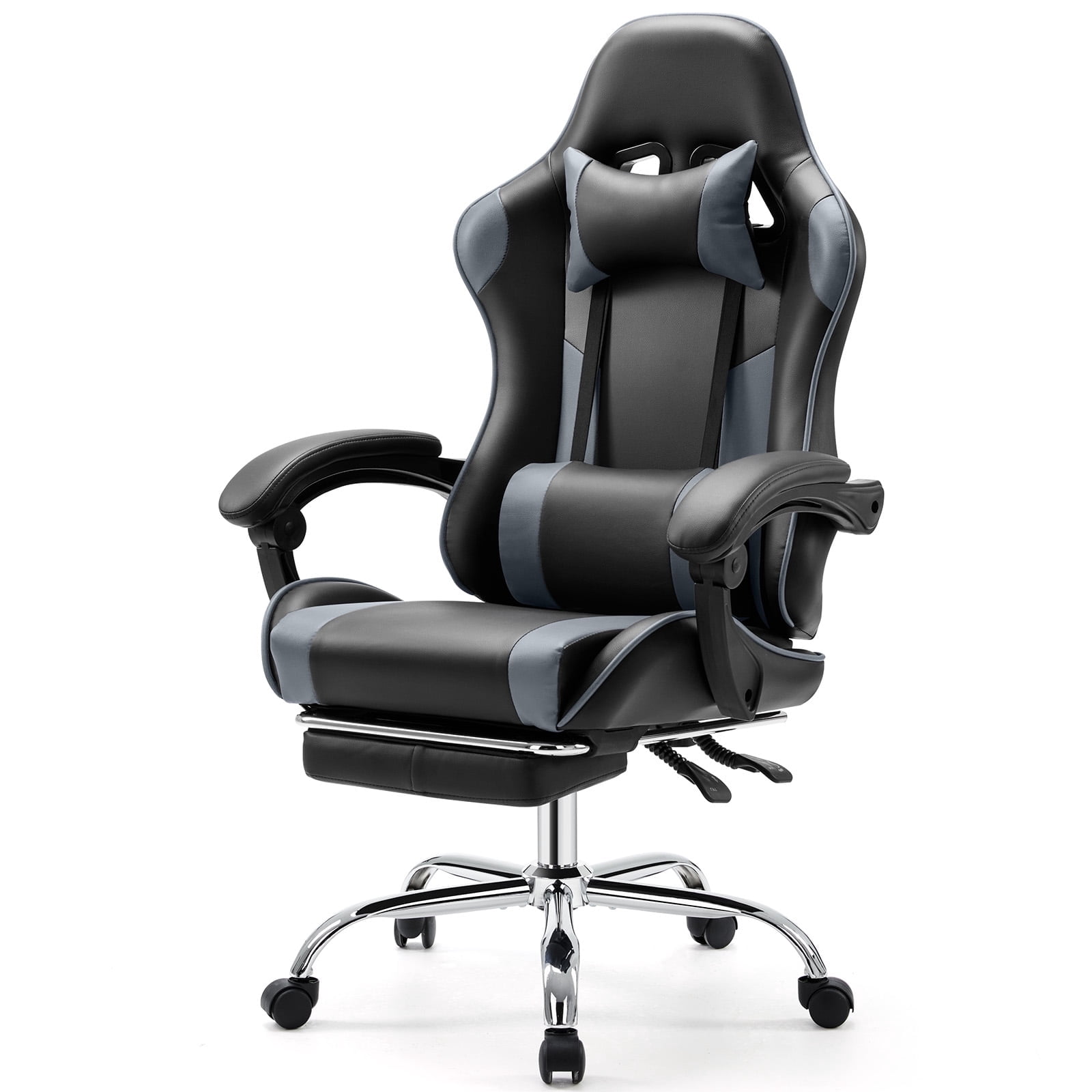 edx Comfort Gaming Chair, Ergonomic Design, Adjustable Features, Home Offfice Chair, Black and Gray