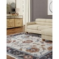 thumbnail image 4 of Rugs.com Eco Traditional Collection Rug – 10' x 13' Ivory Medium Rug Perfect For Living Rooms, Large Dining Rooms, Open Floorplans, 4 of 9