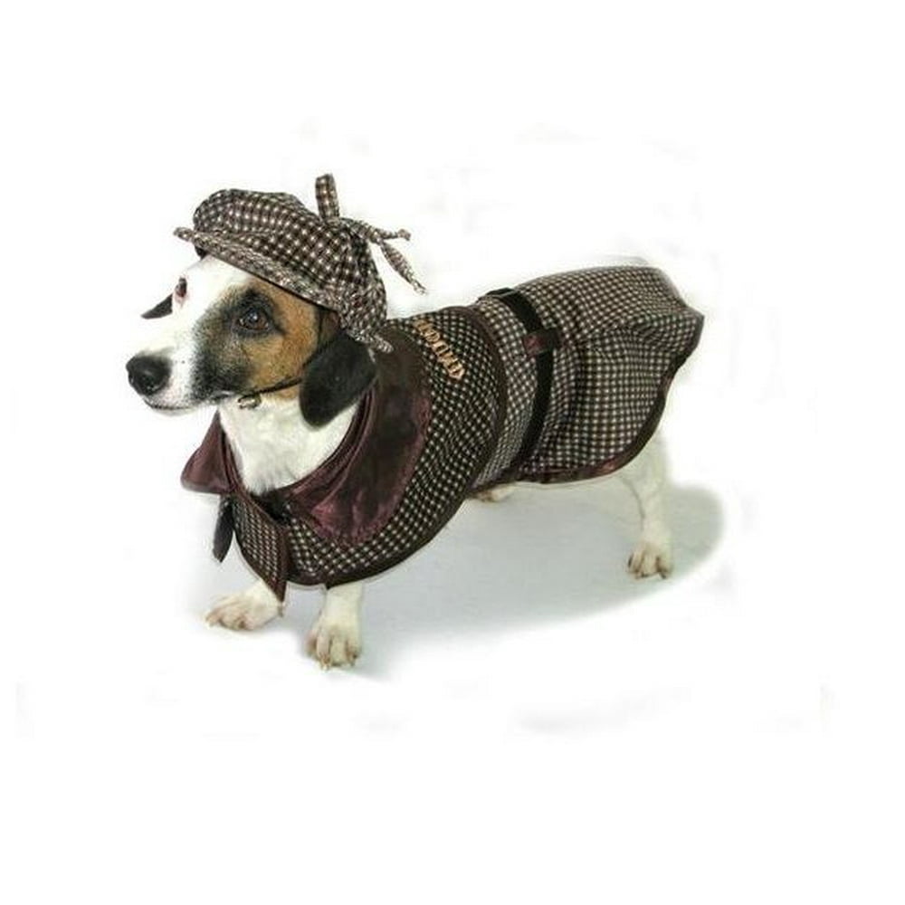 High Quality Dog Costume SHERLOCK HOUND COSTUMES Famous Detective