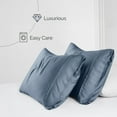 thumbnail image 5 of Southshore Fine Living, Inc. Rayon Derived from Bamboo California King Sheet Set, Steel Blue, 5 of 6