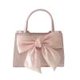 thumbnail image 1 of Sywqhk Bow Fairy Bolso Mujer Tote Sólido Hombro Crossbody Mujer Monederos (Rosa) Sywqhk Para estrenar, 1 of 8