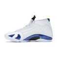 thumbnail image 2 of Jordan Men's 14 Retro White Hyper Royal Shoes, from StockX, 2 of 5