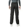 thumbnail image 6 of HOOMEUMY Men's Outdoor Hiking Pants Lightweight Quick Dry Waterproof Windproof Fleece Lined Softshell Snow Ski Pants with Zipper Pockets Black S, 6 of 9