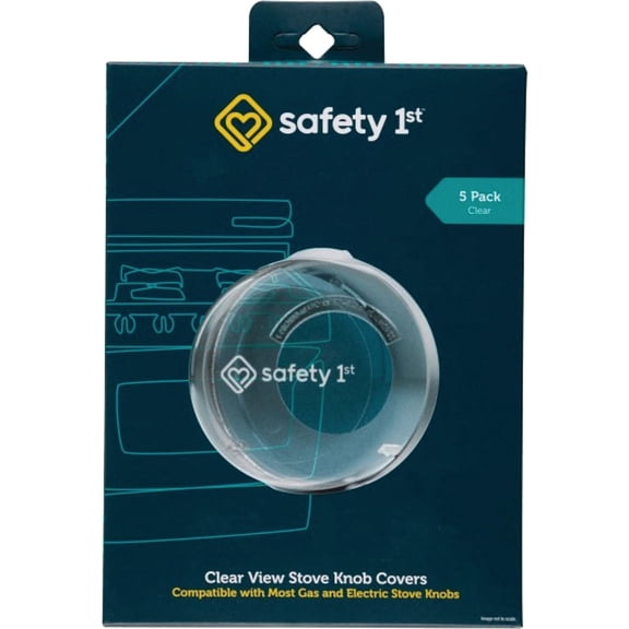 Safety 1st Child Proof Clear View Stove Knob Covers Set of 5