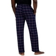 thumbnail image 4 of Hanes Ultimate Men's Flannel Pant, Navy Box Plaid, 5X-Large, 4 of 4