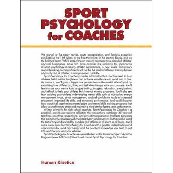 Pre-Owned Sport Psychology for Coaches (Paperback) 0736039864 9780736039864
