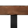 thumbnail image 5 of Kate and Laurel Zabel Table Basse Ronde Moderne en Métal avec Base Croisée, Bronze et Noir, 5 of 5