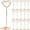 Golden, variant on 24PCS Heart Shape Photo Holder Stands Table Number Holders Paper Menu Clips for Wedding Banquet Party (Rose Gold)