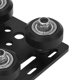 thumbnail image 2 of V Wheel Plate Pulley Kit Aluminum Alloy Low Friction V Style Slot Support Plate for CNC Machine Tool, 2 of 4