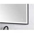 thumbnail image 3 of Avanity LED-M39-MB Led 39-3/8" W X 27-9/16" H Modern Rectangular Stainless Steel Framed, 3 of 7