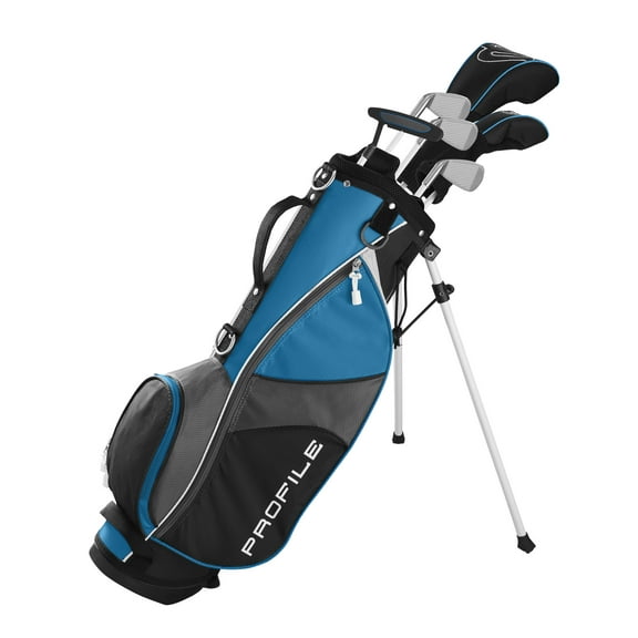 Wilson Profile JGI Junior Large Complete Golf Club Set with Bag, 11-13 Years Old, Blue, Right Handed