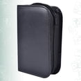 thumbnail image 3 of Miangastore 1pc Portable Blood Glucose Meter Oximeter Storage Bag PU Medical Device Storage Box (Black), 3 of 8