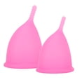 thumbnail image 1 of Copa Menstrual A Prueba De Fugas Copa Menstrual Reutilizable A Prueba De Fugas Copa Menstrual De Silicona Almohadilla De Tampón Herramienta Menstrual Femenina Alternativa Pink1pc Amonsee Otros, 1 of 8