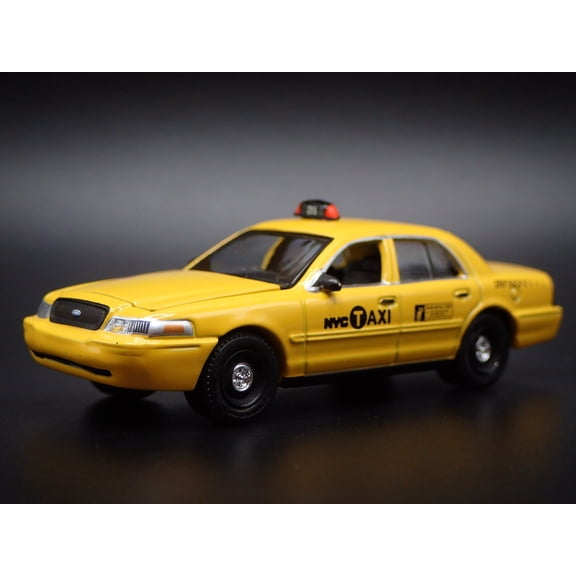 Open Box 1998-2012 FORD CROWN VICTORIA NYC TAXI CAB NEW YORK 1:64 SCALE DIECAST MODEL CAR