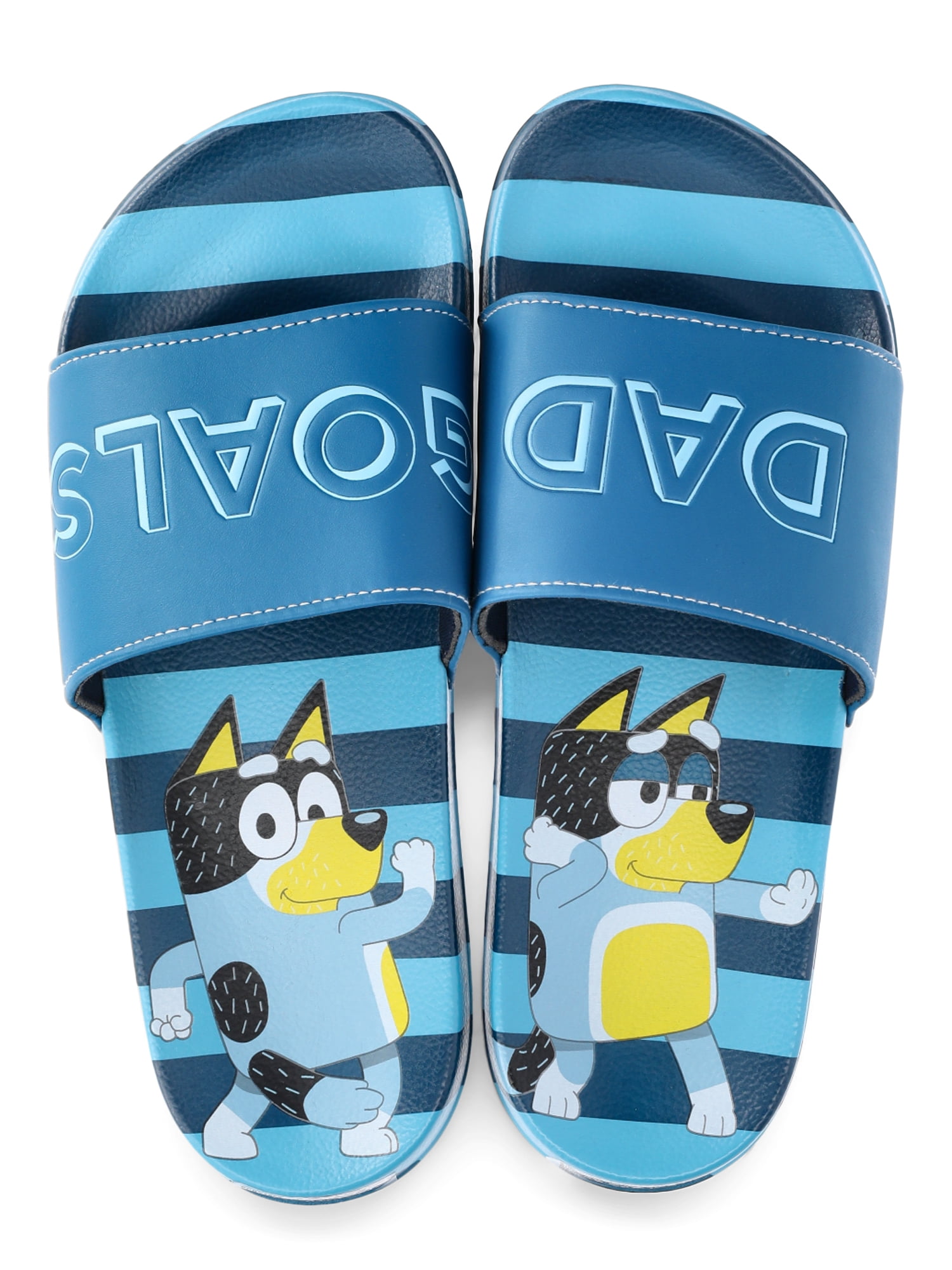 Bluey Men's Dad Goals Soccer Slide Sandals