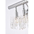 thumbnail image 4 of Elegant Lighting Chorus Line Contemporary 3 Light E12 Chrome Wall Sconce, 4 of 6