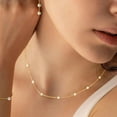 thumbnail image 2 of DESIGNICE 3Pcs Gold Jewelry Set,Comfort Surface Gold Jewelry Sets for Women,Sculpted Form Gold Necklace Set,Silver Plated, 2 of 4