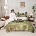 thumbnail image 4 of jejeloiu Rustic Farmhouse Cabin Bedding Comforter Set,Colorful Cute Flowers Twin Comforter Sets,Nature Scenery Bedding Set For Men Women,Ultra Soft Home Decor,2-Piece, 4 of 8
