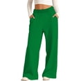 thumbnail image 5 of Ticikt Boys School Uniform Khaki Pant Stretch Elastic Waist Dress Pant,Color:Dark Green, 5 of 5