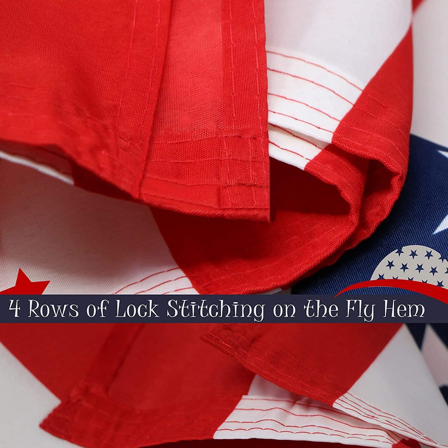 G128 Combo Pack: USA American Flag 3x5 Ft 150D Printed Stars & Keep America Great Flag 3x5 Ft 150D Printed
