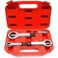 thumbnail image 1 of 4-Piece Adjustable Tool for Rusty, Damaged & Stuck Nuts Heavy Duty Nut Splitter Set, 1 of 5