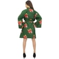 thumbnail image 4 of Bimba Robe à Imprimé Floral pour Femmes Kimono Violet de Mariée Vêtements de Nuit Couverture - 24, 4 of 6