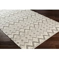 thumbnail image 3 of Hauteloom Antigo Wool Living Room, Bedroom Area Rug - Bohemian/Global - Cream, Gray - 2' x 3', 3 of 9