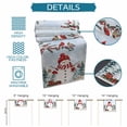 thumbnail image 7 of Table Runners 48 Inches Long Dress Scarves, Blue Snowman Christmas Farmhouse Kitchen/Dining Table Runner, Short Coffee Tablerunners, Xmas Tree Branch Birds 13x48 Inch, 7 of 7