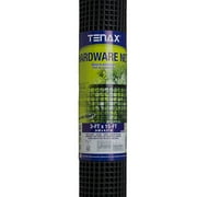 Tenax Lightweight Tear Resistant Mesh Hardware Fence Net, 3x15 Feet, Black