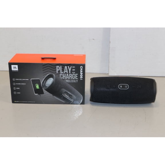 (Open Box) JBL CHARGE4BLKAM Charge 4 Portable Bluetooth Speaker, Midnight Black