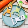 thumbnail image 1 of 1PC Stainless Steel Peeler Vegetables Fruit Peeler Cutter Multi-function Bottle Opener, 1 of 5