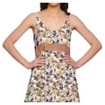 thumbnail image 4 of Moomaya V-Neck Spaghetti Strap Sleeveless Flair Dress Printed Summer Clothing, 4 of 6