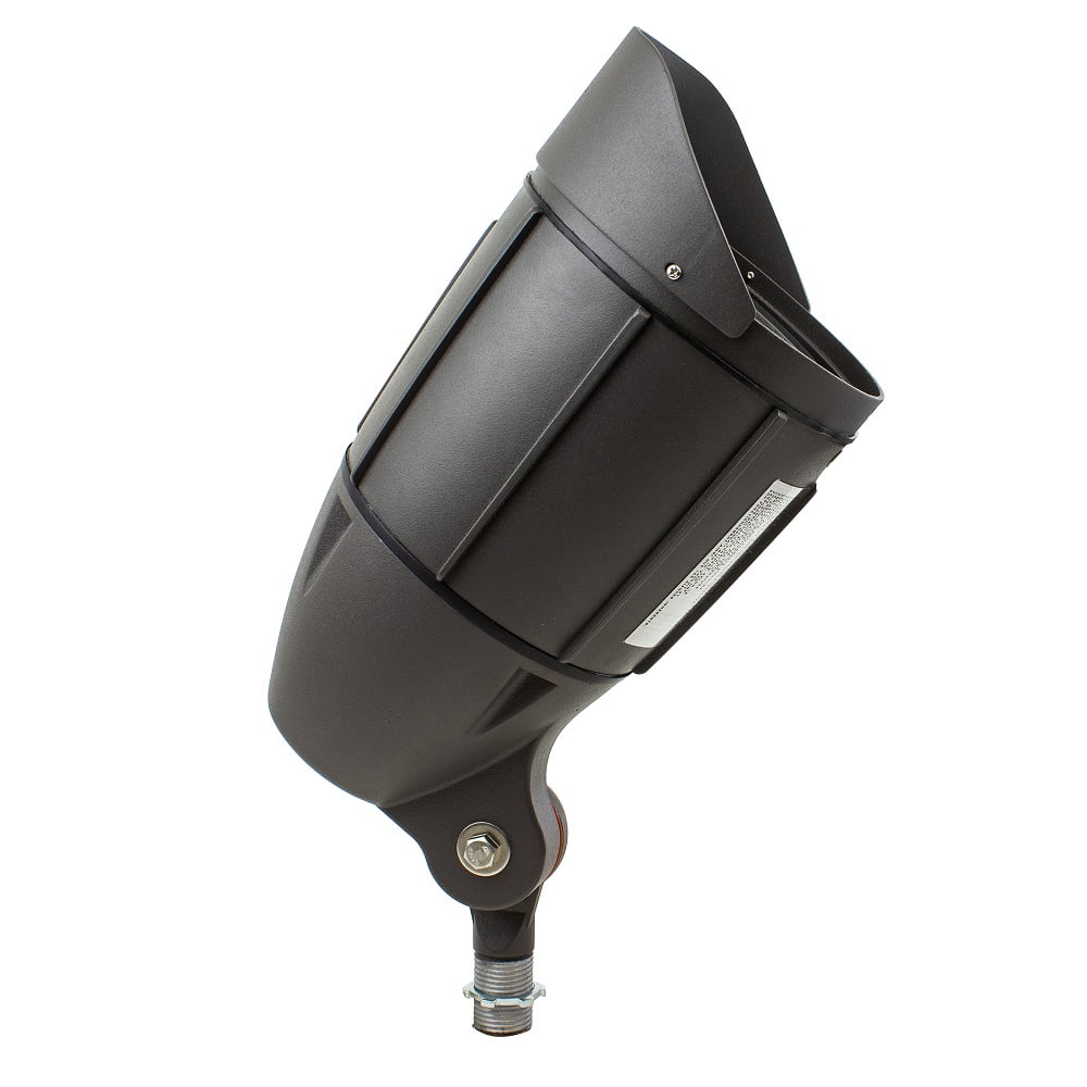 Bronze Outdoor Shroud Angled Aluminum Hood Glare Shield for 30W LED