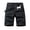 Black, variant on Fesfesfes Fashion Mens Cargo Shorts Pocket Zipper Stretchy Casual Tooling Short Pants Spring Sale