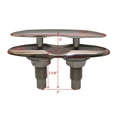 thumbnail image 5 of Attwood 66519-1 Retractable Low-Profile Stainless Steel Marine Boat 8-Inch Neat Cleat, 5 of 5