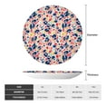 thumbnail image 2 of Yiaed Leopard Print (2) Print Bone China Decorative Plate Ceramic Dinner Plates Art Crafts with Display Stand-6in, 2 of 6