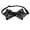 Black, variant on Men's Gentleman's Diamond Pointed Pre-Tied Bow Tie