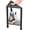 Black, variant on Stainless Steel Black Shower Stool for Inside Shower, 15.4'' H Shower Foot Rest, Corner Shower Stool with Storage Shelf, Shower Step for Shaving Legs, Bathroom Corner Shower Bench