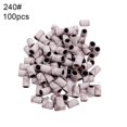 thumbnail image 1 of 100pcs Polisher Machine Bits Drill Grit Sanding Band Grinding Ring Nail Tool, 1 of 5