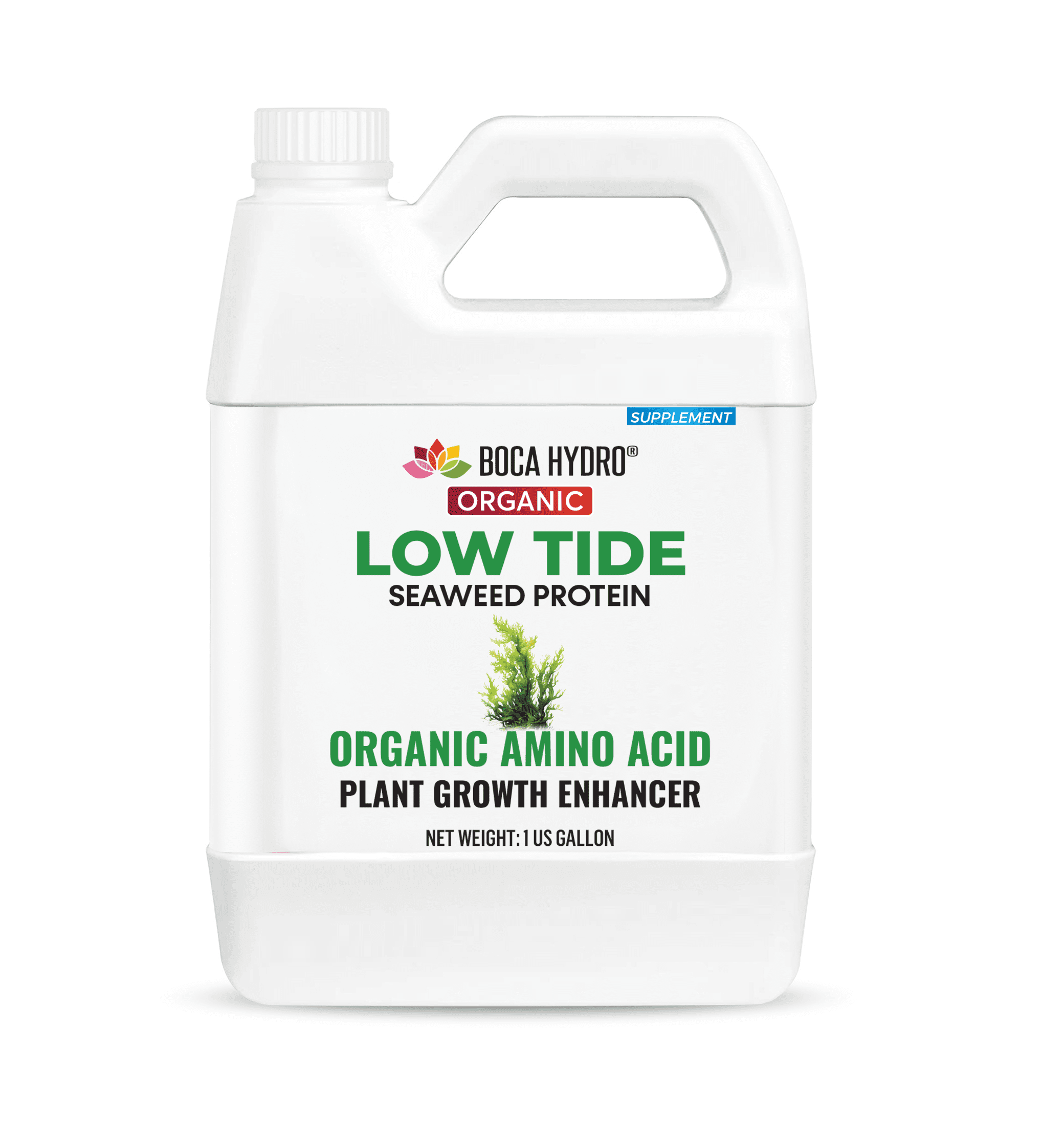Low Tide Liquid Seaweed Extract – Organic Ascophyllum Nodosum Kelp Fertilizer | Natural Plant Growth Booster with Amino Acids, Humic Acid, Vitamins & Trace Minerals for Stronger Roots, Leaves & Bloom