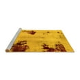 thumbnail image 2 of Ahgly Company Machine Washable Indoor Square Abstract Yellow Modern Area Rugs, 8' Square, 2 of 4