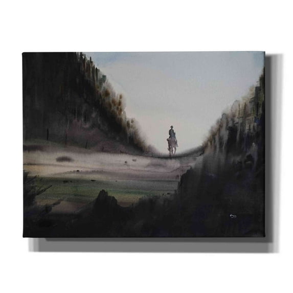 Epic Graffiti 'Desolation' by Oscar Alvarez Pardo, Canvas Wall Art, 34"x26"