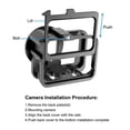 thumbnail image 4 of Carcasa de aluminio shamjiam para HERO9 Carcasa protectora monturas de zapata fría, 4 of 8