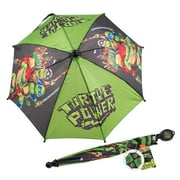 Ninja Turtles Stick Umbrella with Clamshell Handle 21"