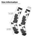 thumbnail image 2 of Fotbe Black And White Sheeps Calcetas Divertidas Estampadas para Hombre y Mujer, Calcetas de Algodón hasta la Rodilla para Caminar, Correr, Enfermería y Embarazo, 2 of 6