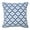 Navy Blue, variant on Ox Bay Damask Throw Pillow, Blue and White, 20" Square, Count Per Pack 1
