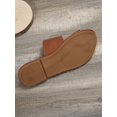 thumbnail image 4 of Women's Strappy Flat Sandals, Open Toe Anti-slip Slides, Outdoor Beach Shoes, 4 of 4