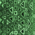 thumbnail image 1 of Ahgly Company Indoor Square Solid Emerald Green Modern Area Rugs, 5' Square, 1 of 4